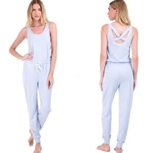 Pj salvage Jumpsuit size small sky blue